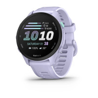 Смарт-годинник Garmin Forerunner 70 з лавандовим силіконовим ремінцем