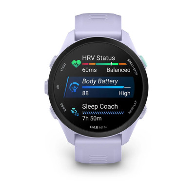 Смарт-годинник Garmin Forerunner 70 з лавандовим силіконовим ремінцем