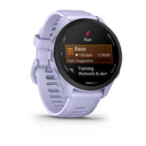 Смарт-годинник Garmin Forerunner 70 з лавандовим силіконовим ремінцем
