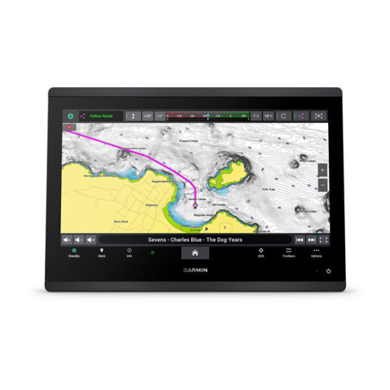 Картплотер Garmin GPSMAP 1643xsv із сонаром SideVu, ClearVu і CHIRP