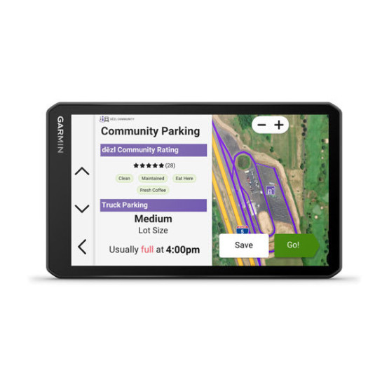 Навігатор для вантажівки Garmin dezl LGV720 MT-D, 7 дюймів