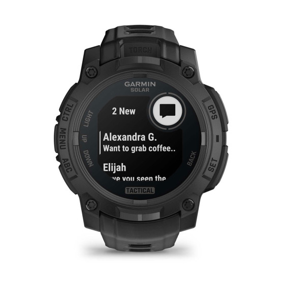 Смарт-годинник Garmin Instinct 3 45 мм Solar Tactical Edition