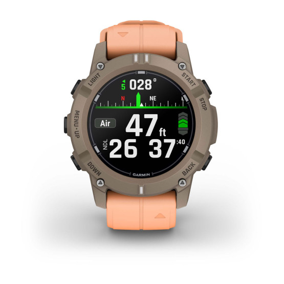 Дайв-комп'ютер Garmin Descent G2, Paloma із ремінцем Shell Pink