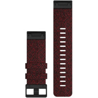 Ремешок для Fenix 6x 26mm QuickFit Heathered Red Nylon bands