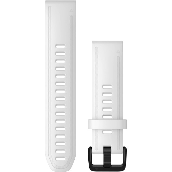 Ремінець для Fenix 6s 20mm QuickFit White with Black Silicone