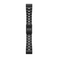Ремінець для Garmin Fenix 6x 26mm QuickFit Vented Titanium Bracelet with Carbon Gray DLC Coating bands