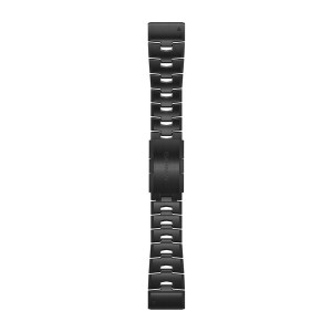 Ремінець для Fenix 6 22mm QuickFit Vented Titanium Bracelet with Carbon Gray DLC Coating bands