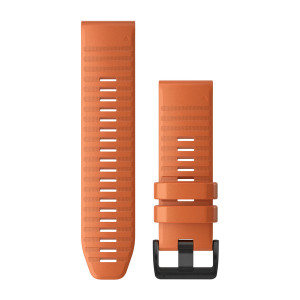 Ремінець для Fenix 6x 26mm QuickFit Ember Orange Silicone bands