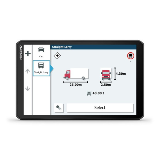 Вантажний навігатор Garmin Dezl LGV1000