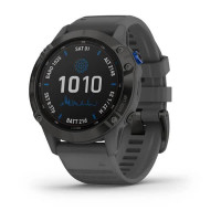 Годинник Garmin Fenix 6 Pro Solar Edition Black with Slate Gray Band