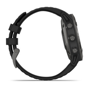 Годинник Garmin Fenix 6 Sapphire Carbon Gray DLC with Black Band