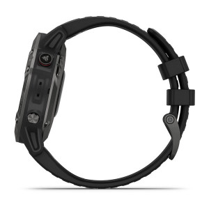 Годинник Garmin Fenix 6 Sapphire Carbon Gray DLC with Black Band