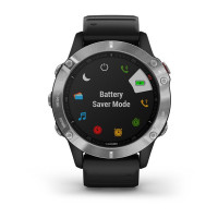 Годинник Garmin Fenix 6 Silver with Black Band б/у