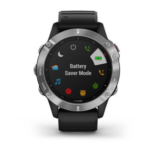 Годинник Garmin Fenix 6 Silver with Black Band б/у