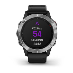 Годинник Garmin Fenix 6 Silver with Black Band б/у