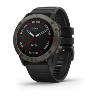 Годинник Garmin Fenix 6X Sapphire Carbon Gray DLC with Black Band