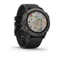 Годинник Garmin Fenix 6X Sapphire Carbon Gray DLC with Black Band