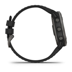 Годинник Garmin Fenix 6X Sapphire Carbon Gray DLC with Black Band