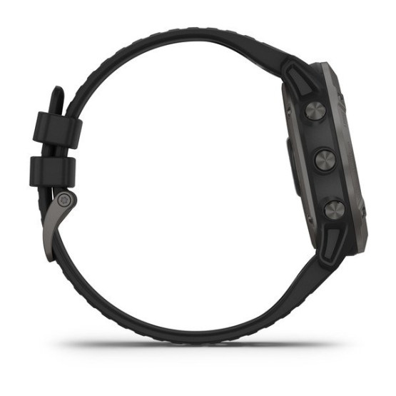 Годинник Garmin Fenix 6X Sapphire Carbon Gray DLC with Black Band