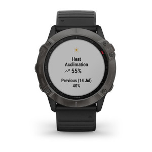 Годинник Garmin Fenix 6X Sapphire Carbon Gray DLC with Black Band