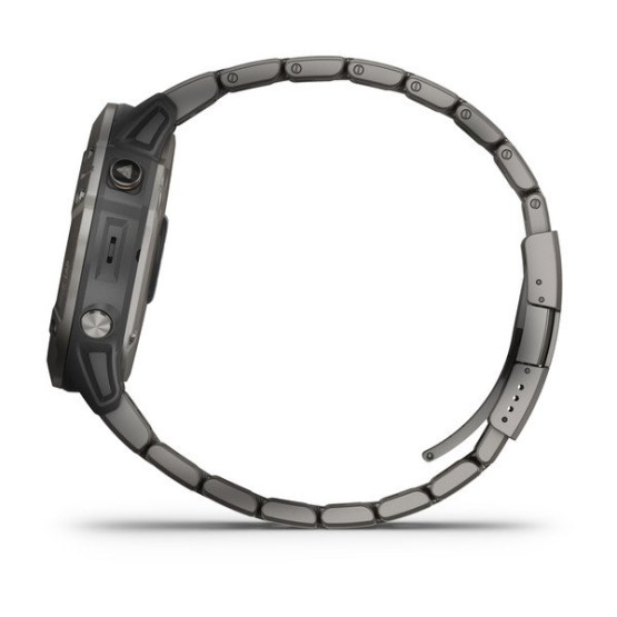 Годинник Garmin Fenix 6X Pro Solar Titanium with Vented Titanium Bracelet