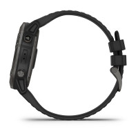 Годинник Garmin Fenix 6X Pro Solar Titanium Carbon Gray DLC with Black Band