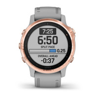 Годинник Garmin Fenix 6S Sapphire Rose Gold-tone with Powder Gray Band