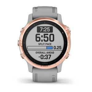 Годинник Garmin Fenix 6S Sapphire Rose Gold-tone with Powder Gray Band