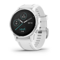 Часы Garmin Fenix 6S Silver with White Band