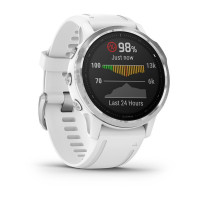 Часы Garmin Fenix 6S Silver with White Band