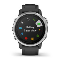 Годинник Garmin Fenix 6S Silver with Black Band