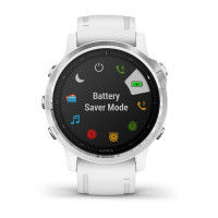 Часы Garmin Fenix 6S Silver with White Band