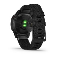 Годинник Garmin Fenix 6 Sapphire Black DLC with Heathered Black Nylon Band