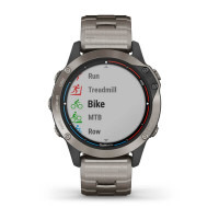 Garmin Quatix 6 Titanium Titanium Gray With Titanium Band