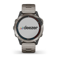 Garmin Quatix 6 Titanium Titanium Gray With Titanium Band