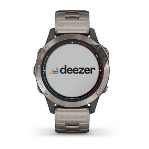 Garmin Quatix 6 Titanium Titanium Gray With Titanium Band