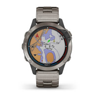 Garmin Quatix 6 Titanium Titanium Gray With Titanium Band