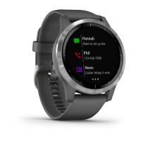 Годинник Garmin vivoactive 4 Shadow Gray/Silver 