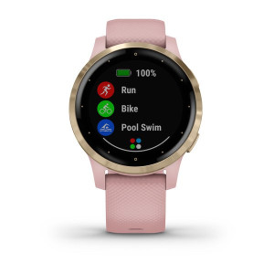 Годинник Garmin vivoactive 4S Dust Rose/Light Gold 