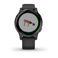 Годинник Garmin vivoactive 4S Black/Slate 