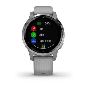 Годинник Garmin vivoactive 4S Powder Gray/Silver 