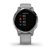 Годинник Garmin vivoactive 4S Powder Gray/Silver 