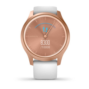 Годинник Garmin vivomove Style Rose Gold-White Silicone