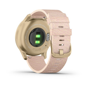 Годинник Garmin vivomove Style Champagne-Dust Rose Fabric