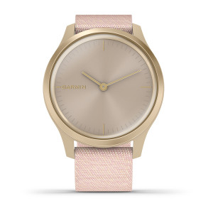 Годинник Garmin vivomove Style Champagne-Dust Rose Fabric