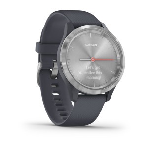 Годинник Garmin vivomove 3S Sport Silver-Blue Silicone