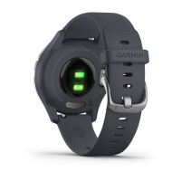 Годинник Garmin vivomove 3S Sport Silver-Blue Silicone