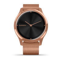 Годинник Garmin vivomove Luxe Rose Gold-Black Milanese