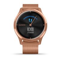 Годинник Garmin vivomove Luxe Rose Gold-Black Milanese
