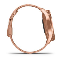 Годинник Garmin vivomove Luxe Rose Gold-Black Milanese
